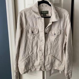 Eddie Bauer 100% Linen Jacket